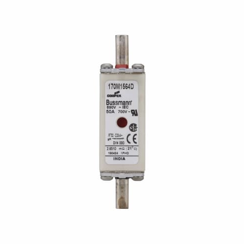 170M1564D High Speed Square Body Fuse 690V, 50A