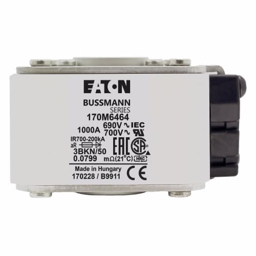 170M6464 High Speed Square Body Fuse 690V, 100A